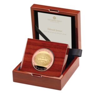 2023 Proof £2 Gold Coin Edward Jenner Boxed