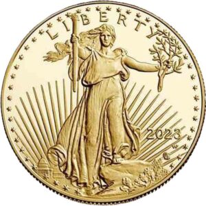 2023-W 1 oz Proof American Gold Eagle Coin (Box + CoA)