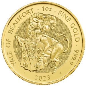 2023 1 oz Yale of Beaufort Gold Coin Tudor Beasts
