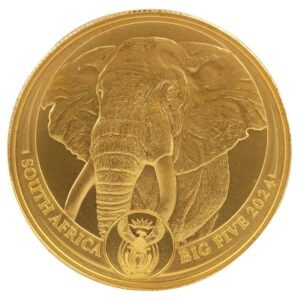 2024 1 oz Elephant Gold Coin Big Five Series