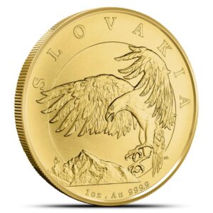 2024 1 oz Niue Gold Slovakia Eagle Coin (BU)