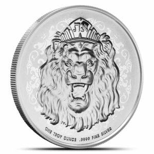 2024 1 oz Niue Silver Roaring Lion Head Coin