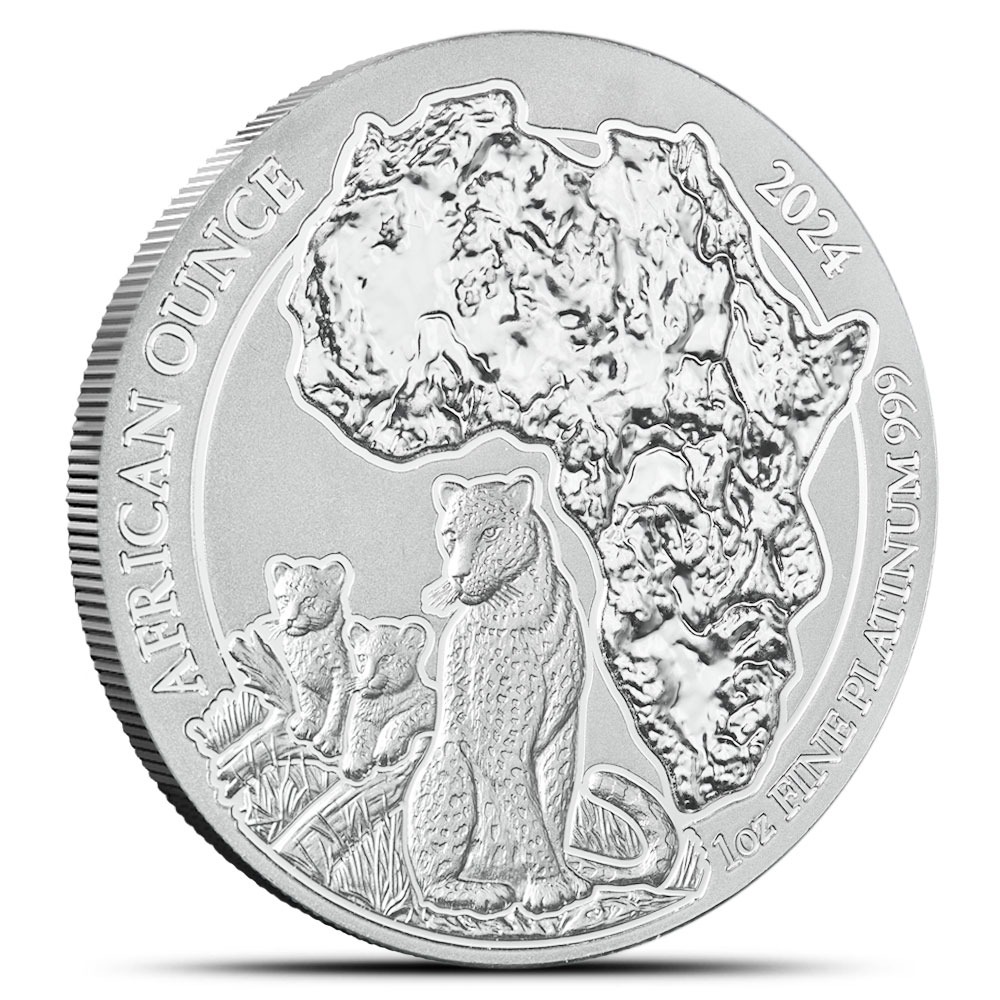 2024 1 oz Rwandan Leopard Platinum