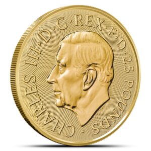 2024 1/4 oz British Gold Tudor Beasts Seymour Unicorn Coin (BU)