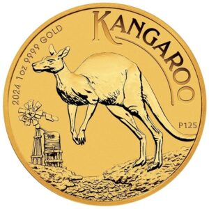 2024 1 oz Australian Kangaroo Gold Nugget Coin