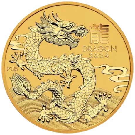2024 1 oz Perth Mint Year of the Dra