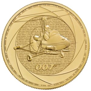 Buy 1 oz Six Decades of 007 Bond of the 1960s Gold Coin