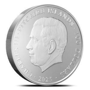 2025 1 Kilo Proof Pitcairn Islands Silver Lunar Year of the Snake Coin (Box + CoA)