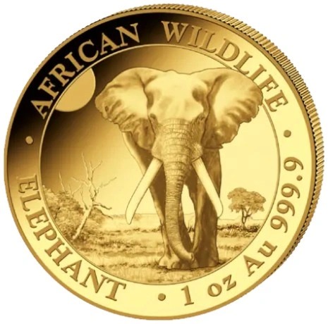 2025 1 oz African Wildlife Elephant