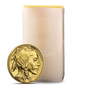 2025 1 oz American Gold Buffalo Tube (20 Coins, BU)