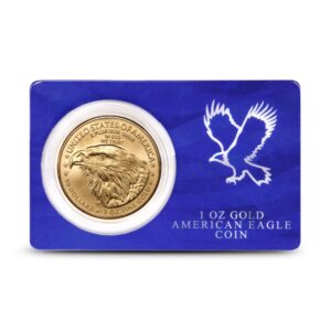 2025 1 oz American Gold Eagle Coin (BU, Blue Eagle Card)
