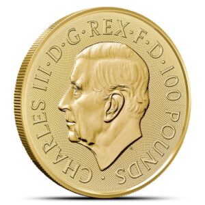 2025 1 oz British Gold Tudor Beasts Greyhound of Richmond Coin (BU)