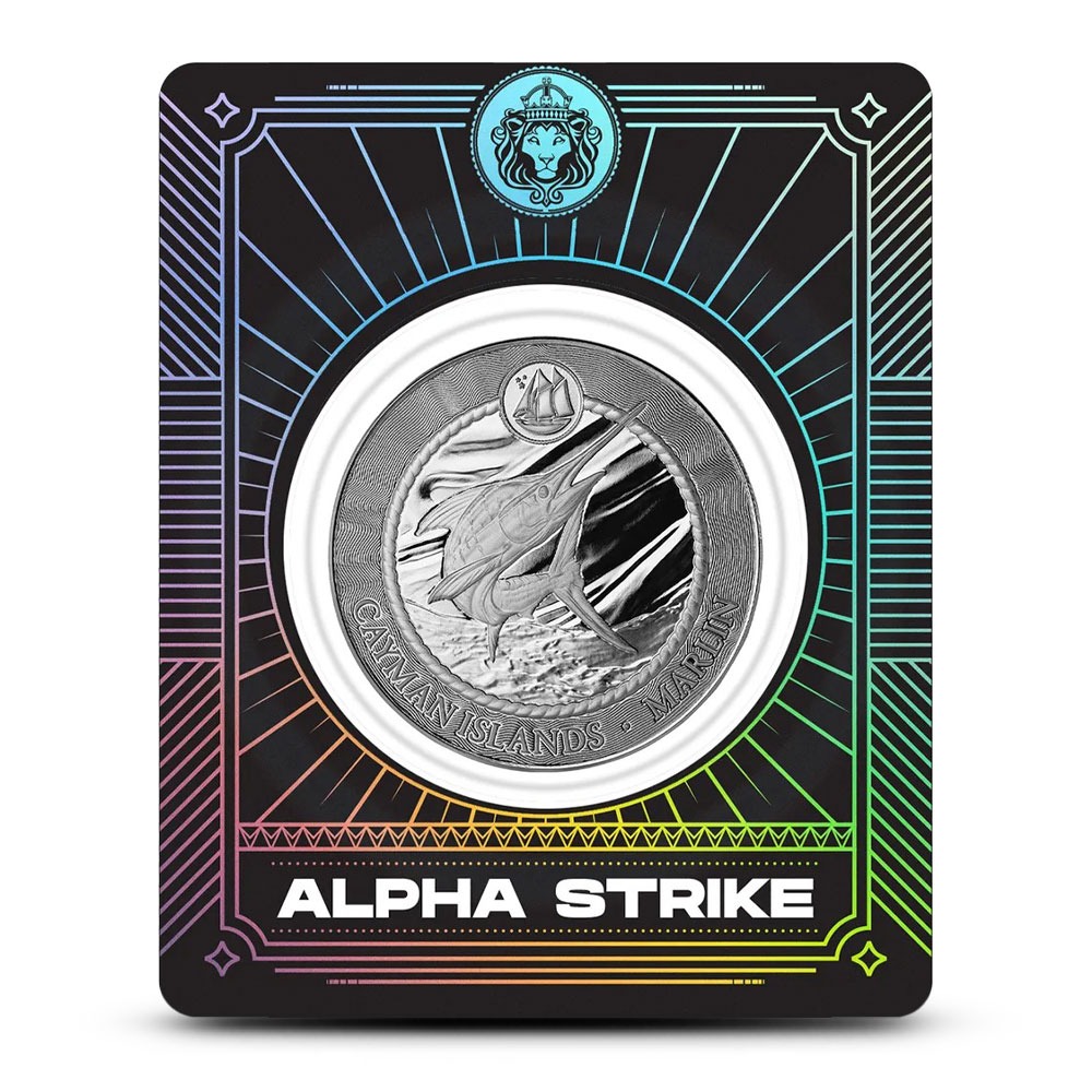 1 oz Cayman Islands Silver Sea Life