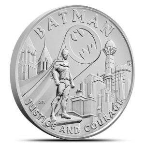 2025 1 oz DC Comics Batman American Liberty Silver Medal (Box + CoA)