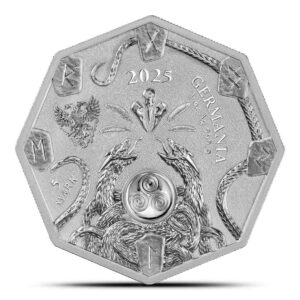 2025 1 oz Germania Mint Witchcraft Herbalist Silver Round (Capsule + CoA)