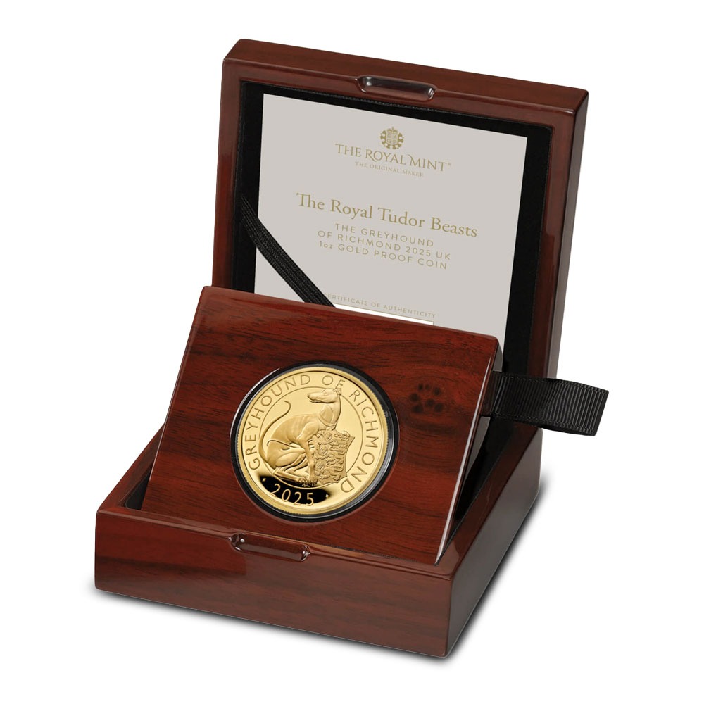 1 oz Proof British Gold Tudor Beasts