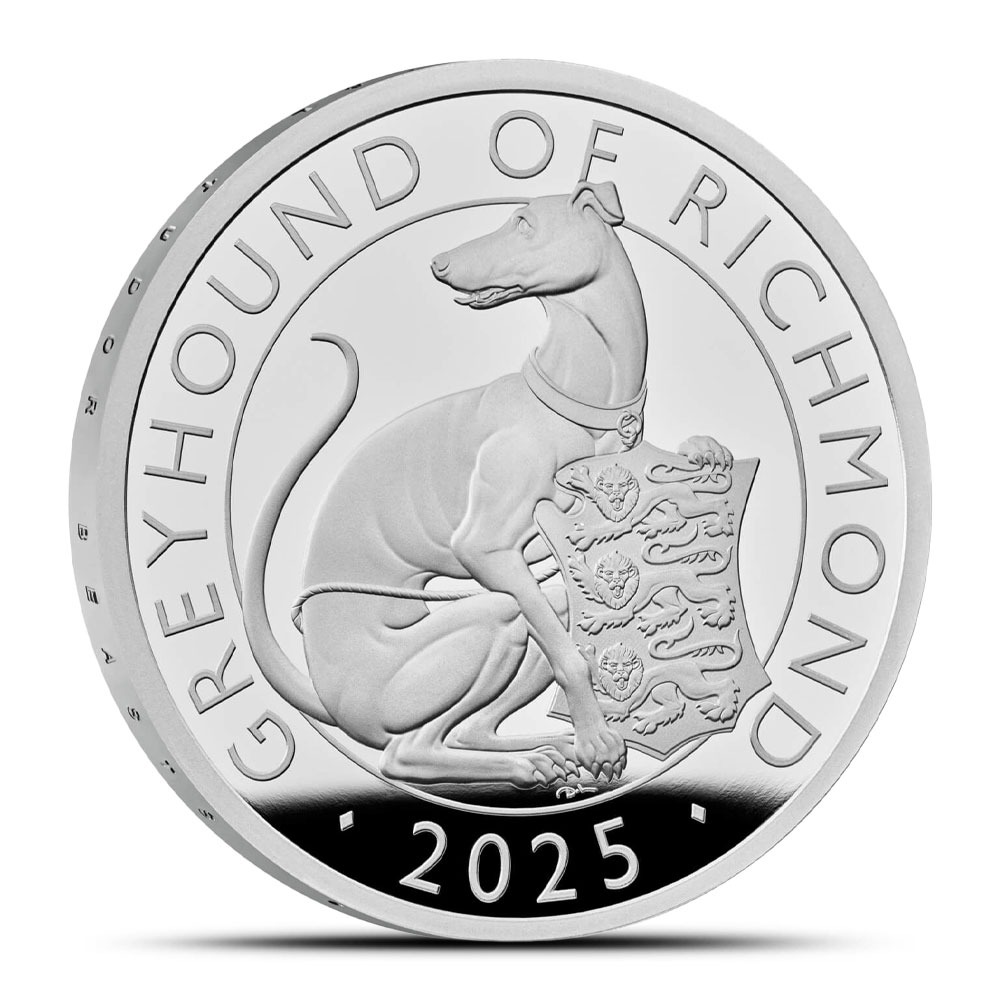 1 oz Proof British Silver Tudor Beas