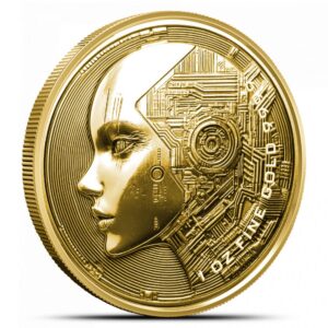 2025 1 oz Republic of Chad Gold AI Coin (Proof-Like)