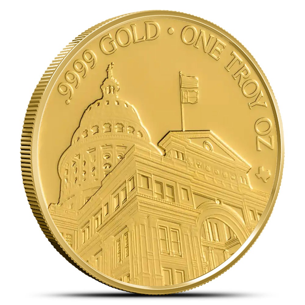 1 oz Texas Mint State Capitol Gold