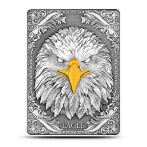 2025 10 oz Antique Fiji Silver Eagle Rectangular Coin (Box + CoA)
