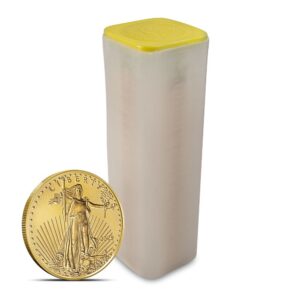 2025 1/2 oz American Gold Eagle Tube (40 Coins, BU)