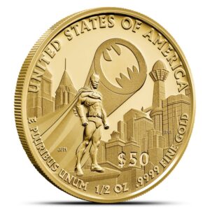 2025 1/2 oz Proof DC Comics Batman American Liberty Gold Coin (Box + CoA)