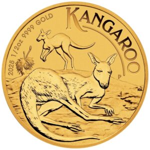 2025 1/2 oz Australian Kangaroo Gold Nugget Coin