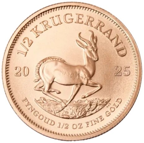 Buy 2025 1/2 oz Krugerrand Gold Coin