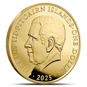 2025 1/4 oz Pitcairn Islands Gold Bounty Coin (BU)