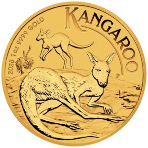 2025 1 oz Australian Kangaroo Gold Nugget Coin