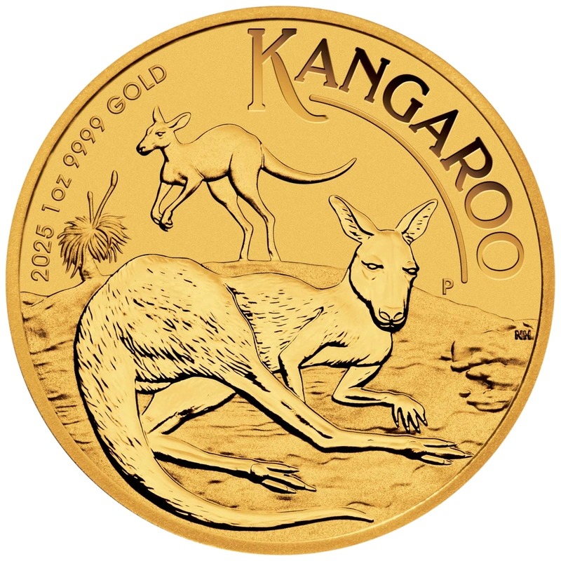 1 oz Australian Kangaroo Gold Nugget