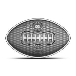 2025 2 oz Antique Samoa Silver Touch Down Coin (High Relif, Capsule + CoA)