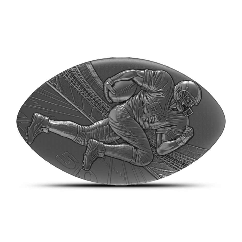 2025 2 oz Antique Samoa Silver Touch