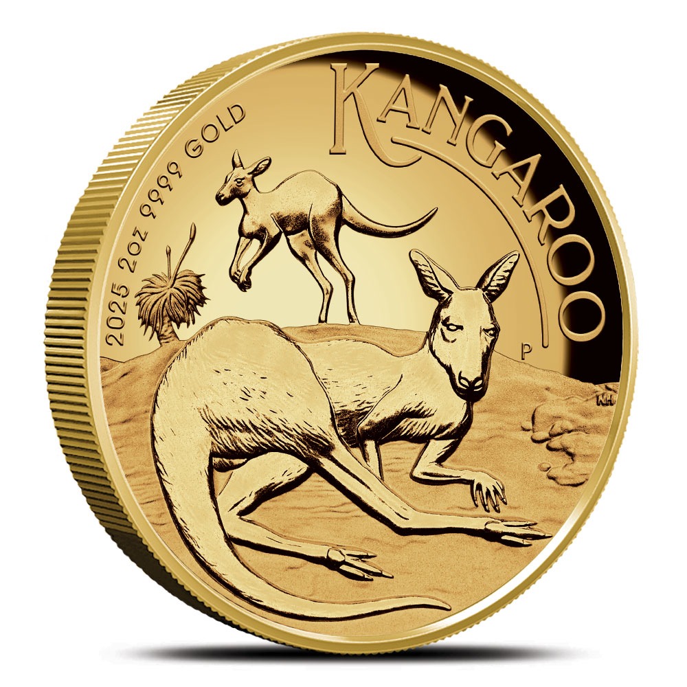 2 oz Proof Australian Gold Kangaroo