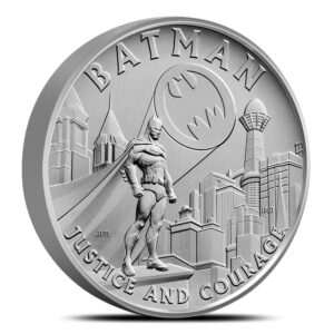2025 2.5 oz DC Comics Batman American Liberty Silver Medal (Box + CoA)