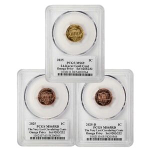 Buy 2025 3-Coin Omega-Privy Pennies Lot #203