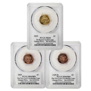 Buy 2025 3-Coin Omega-Privy Pennies Lot #211