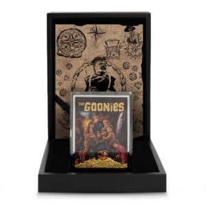 2025 5 oz Proof Colorized Niue Silver The Goonies Coin (Box + CoA, Gilded)