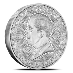 2025 5 oz Proof Cook Islands Silver Samurai Coin