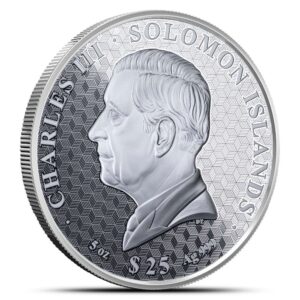 2025 5 oz Proof Solomon Islands 100th Anniversary Mt Rushmore Silver Coin (Box + CoA)
