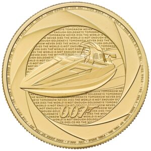 2025 1 oz Six Decades of 007 Bond of the 1990s Gold Coin
