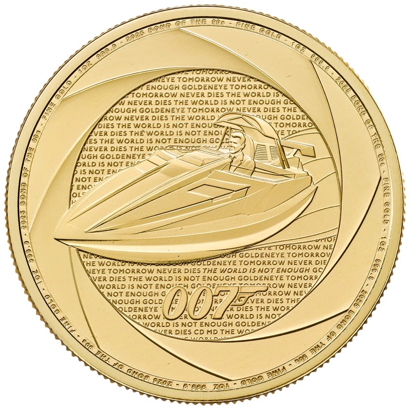 2025 1 oz Six Decades of 007 Bond of