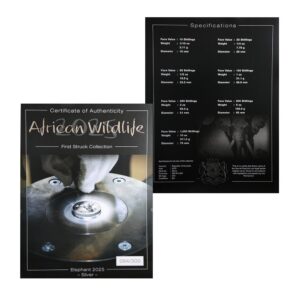 2025 Somalia Silver Elephant First Struck 7-Coin Collection