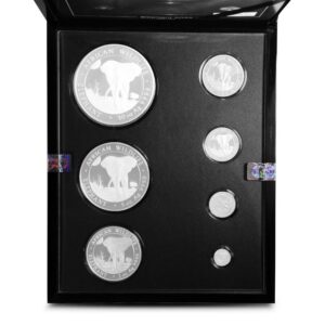 2025 Somalia Silver Elephant First Struck 7-Coin Collection