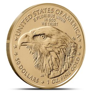 2025-W 1 oz Burnished American Gold Eagle Coin (Box + CoA)