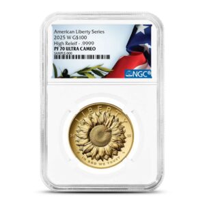2025-W 1 oz Proof American Liberty High Relief Gold Coin NGC PF70 UCAM