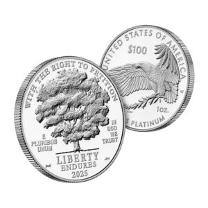 2025-W 1 oz Proof American Platinum Eagle Coin (Box + CoA)