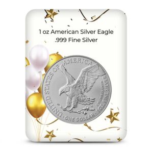 Buy 2026 1 oz American Silver Eagle Coin (BU, Congratulations Card)