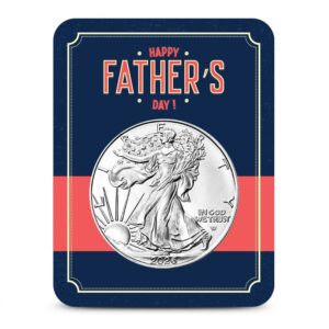 Buy 2026 1 oz American Silver Eagle Coin (BU, Father’s Day Card)
