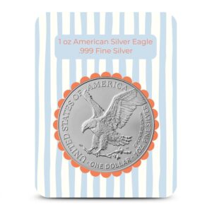 2026 1 oz American Silver Eagle Coin (BU, It’s a Boy Card)